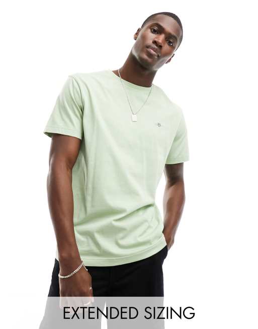 GANT shield logo t-shirt in light green