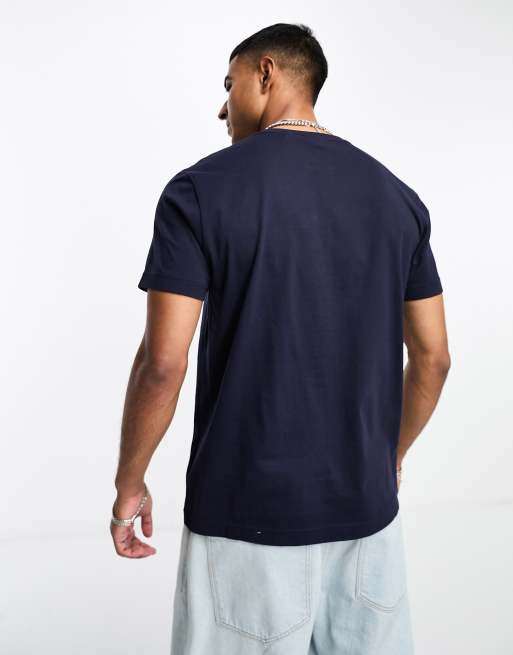 GANT shield logo t-shirt in navy, 3 of 4