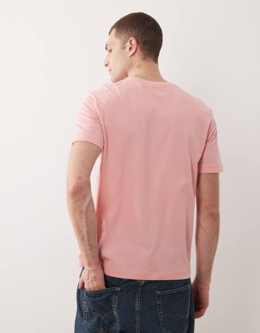 GANT shield logo t-shirt in pink, 3 of 5