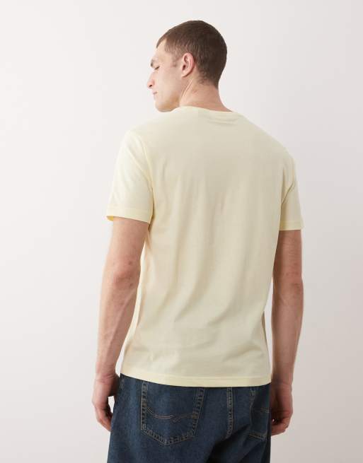 GANT shield logo t-shirt in yellow, 3 of 5
