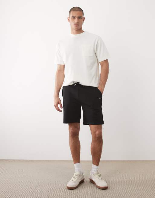 GANT - Short molletonné à logo écusson - Noir, 2 de 5