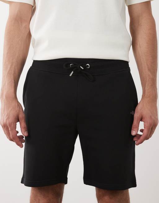 GANT - Short molletonné à logo écusson - Noir, 4 de 5