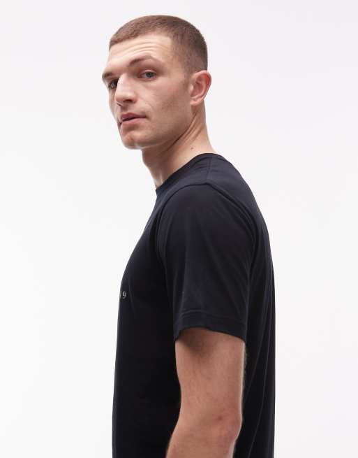 GANT Ski Club chest graphic t-shirt in black, 4 of 5
