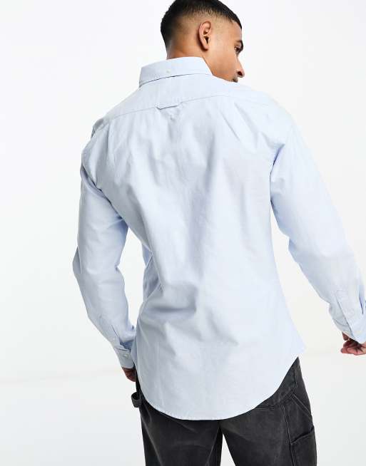 GANT - Slim-fit Oxford overhemd met icoonlogo in lichtblauw, 4 van 4