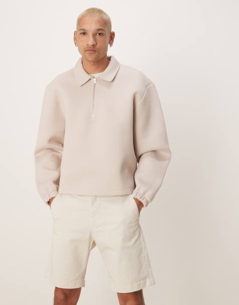 GANT slim fit twill chino shorts in off white - view 1