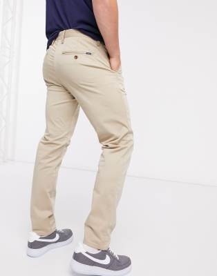 Gant slim-fit twill chinos in dark 