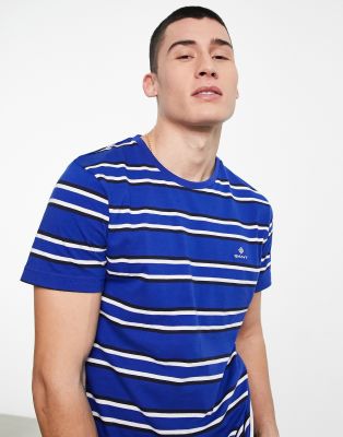 Gant GANT stripe t-shirt in blue