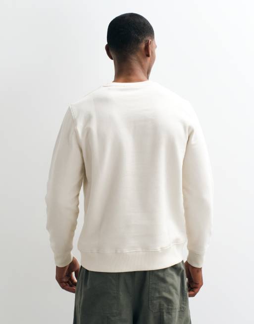Gant Sweatshirt mit Brustgrafik und Logo in Cremeweiß, 5 von 10