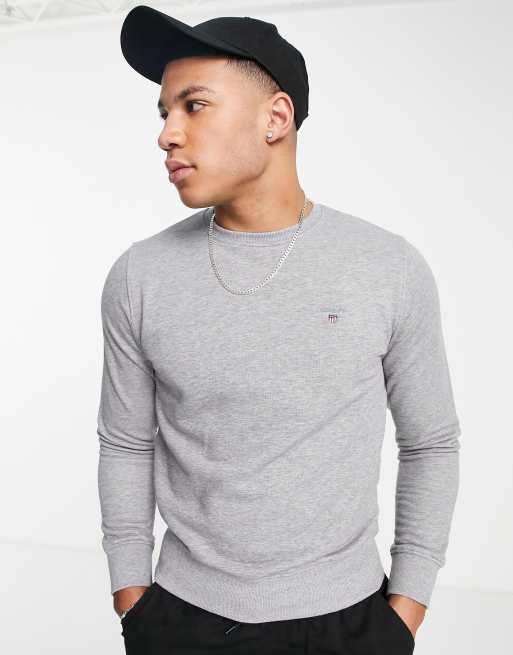 Grey gant sweatshirt sale