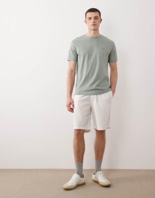 Gant – Szary T-shirt z logo z tarczą, 2 z 5