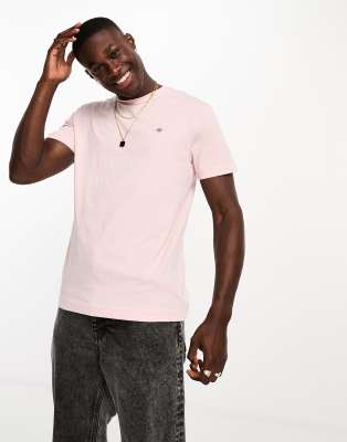 GANT shield logo t-shirt in light pink - ASOS Price Checker