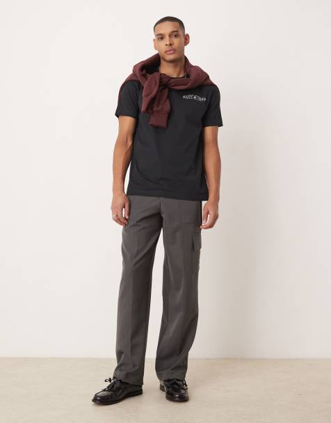 GANT – T-Shirt in Schwarz mit „1949“-Logo - view 1