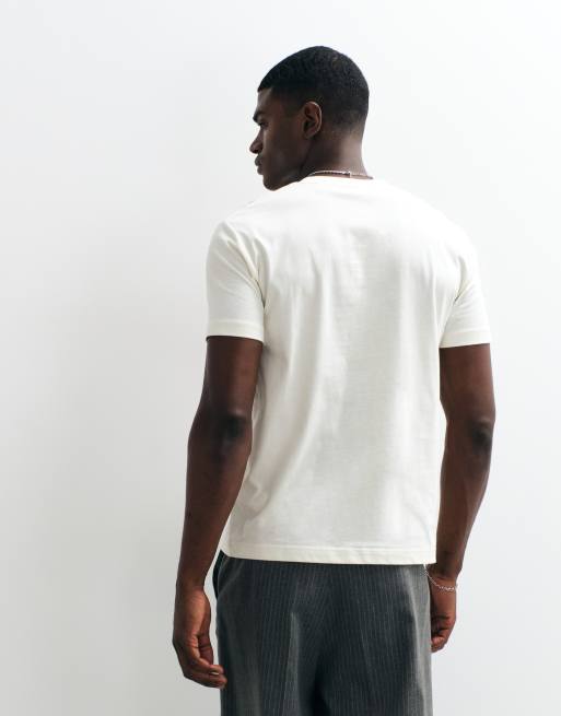 Gant - T-shirt met grafische NYC-print in crème, 5 van 5