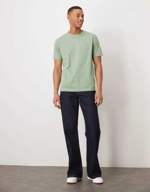 GANT - T-shirt met logo-embleem in lichtgroen, 2 van 4