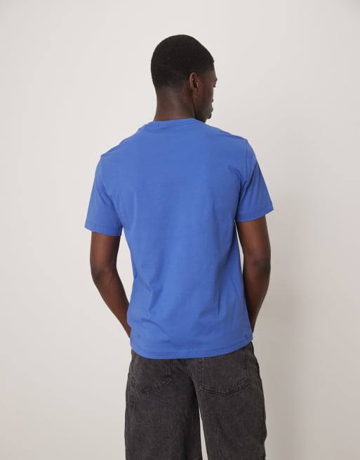 GANT - T-shirt met schildlogo in middenblauw, 3 van 4
