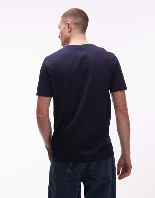 GANT - T-shirt met varsity logo op de borst in marineblauw, 3 van 5