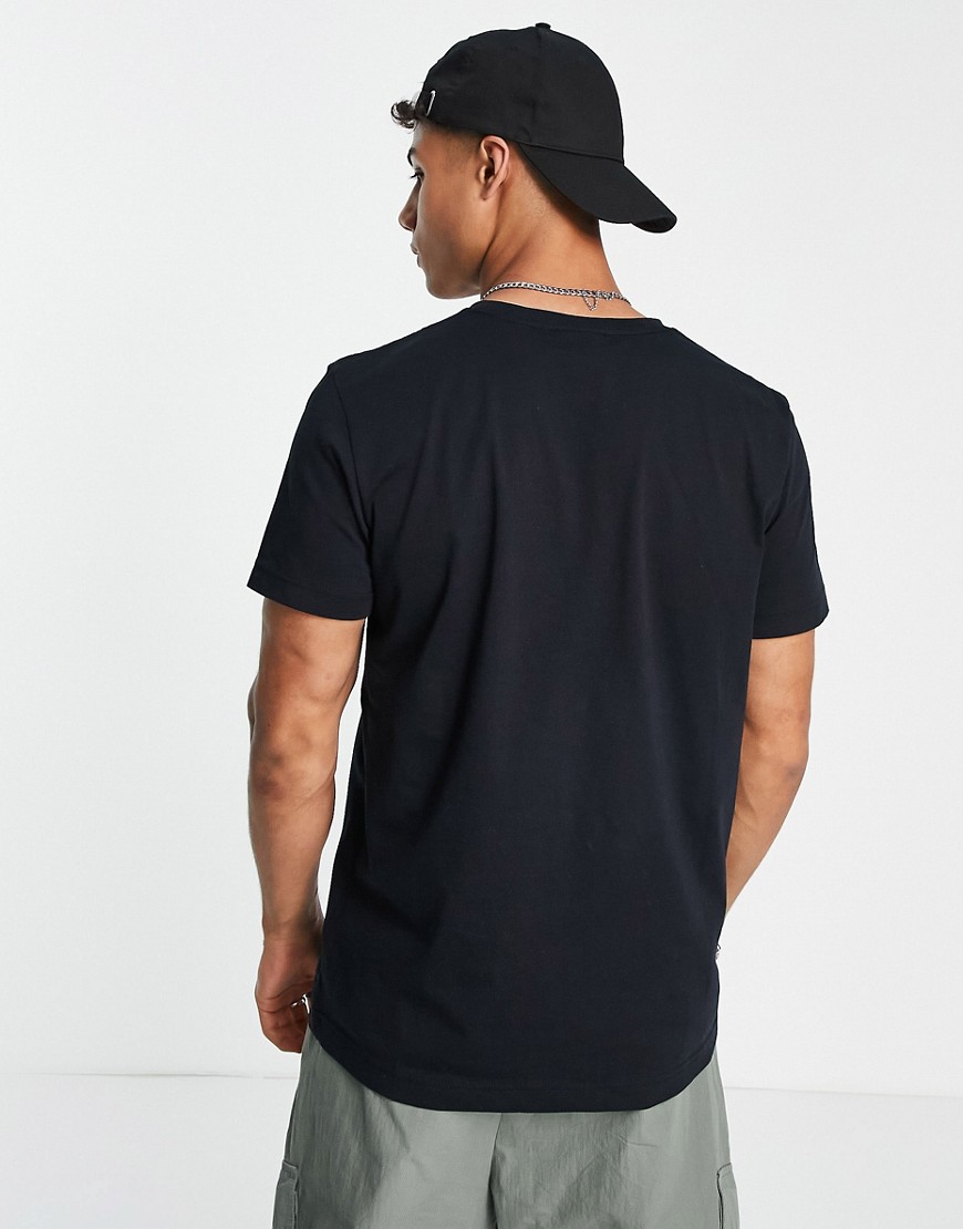 T-shirt nera con logo original-Nero - Gant T-shirt donna  - immagine1