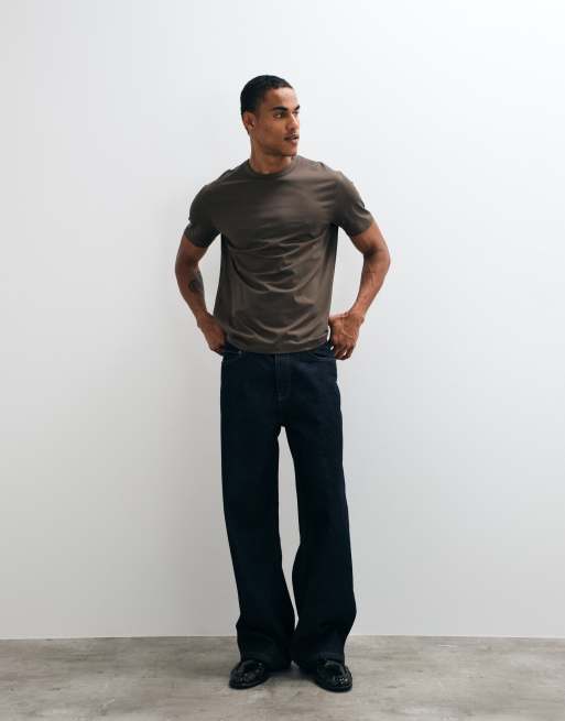 GANT t-shirt pima marrone, 2 di 5