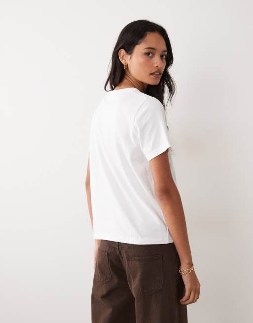 GANT T-shirt z nadrukiem logo, regular fit, biały, 4 z 4