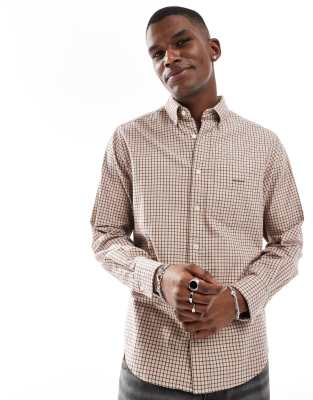 Tattersall - Chemise  logo - Beige - Gant - Modalova