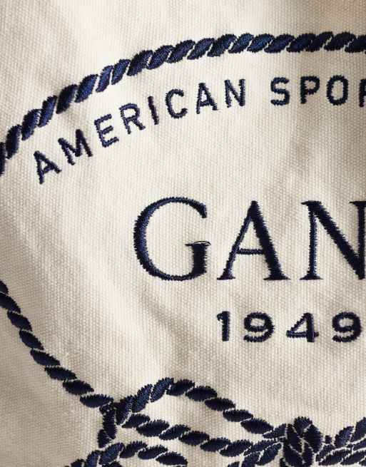 GANT - Tote bag à logo vintage - Blanc coquille d'œuf, 3 de 4