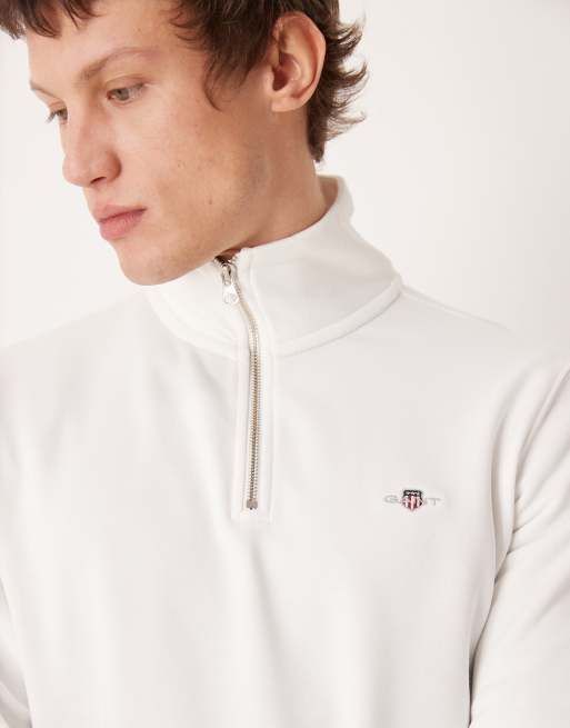 Gant trui met kwartrits in wit, 5 van 5