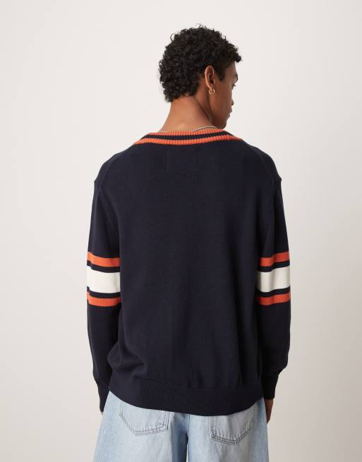 GANT - Vest met logo in collegestijl in marineblauw, 4 van 4