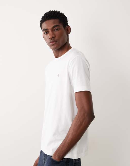 GANT – Vit t-shirt med sköldlogga, 4 av 5