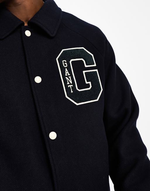 Padded Mix Varsity Jacket