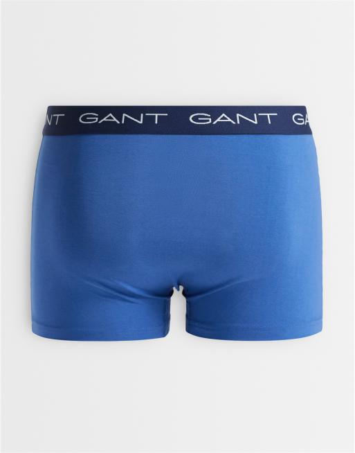 GANT – Zestaw 3 par niebieskich bokserek, 3 z 3