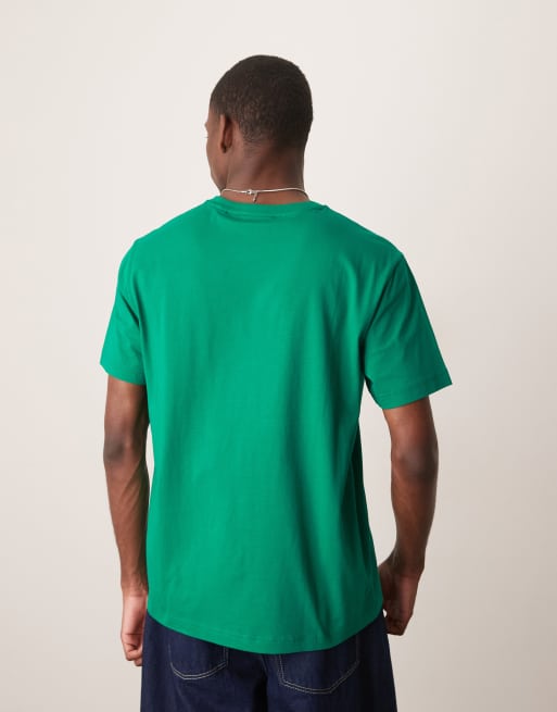 GANT – Zielony T-shirt z małym logo, 3 z 4