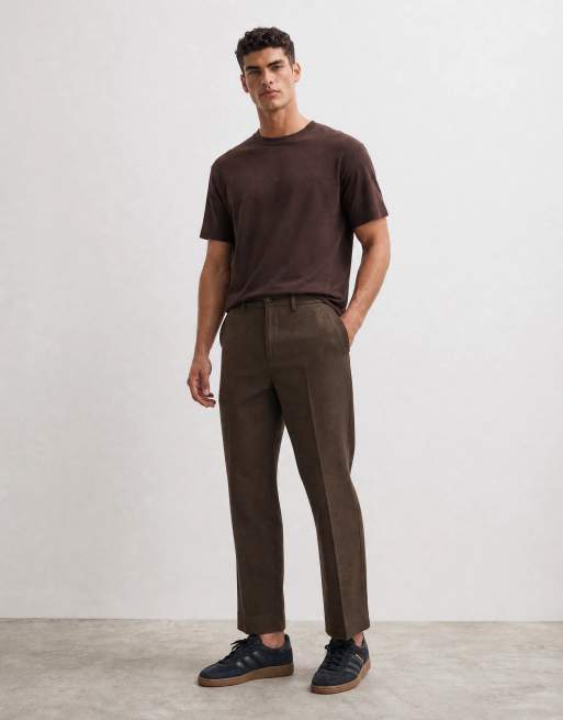 GAP 100% cotton oversized t-shirt in brown, 10 of 10