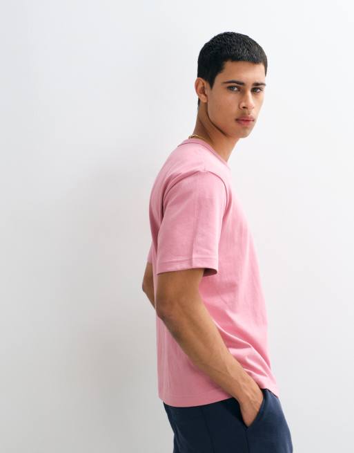 GAP 100% cotton oversized t-shirt in pink, 2 of 5