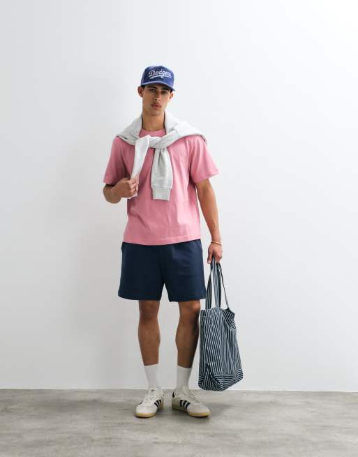 GAP 100% cotton oversized t-shirt in pink, 3 of 5