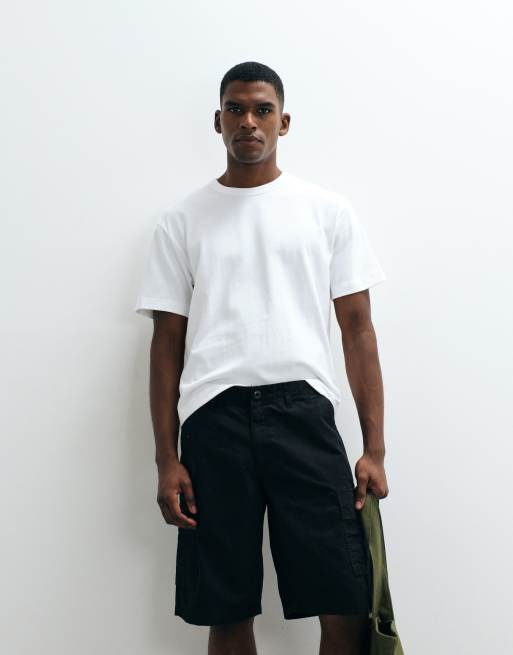 GAP 100% cotton oversized t-shirt in white, 5 of 5