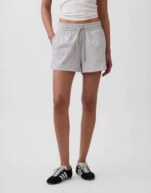 GAP 1969 logo shorts in washed grey, 4 of 4