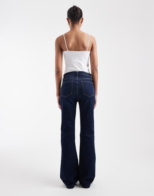 GAP 70's flare jeans in indigo blue, 2 of 5