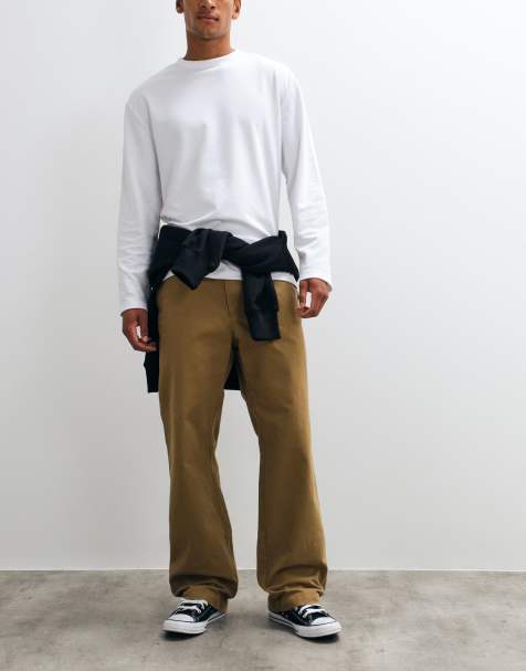 GAP 90's heavyweight twill trousers in camel - view 1
