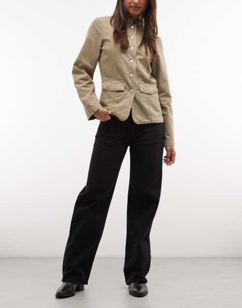 GAP 90's loose straight leg jeans in black - view 1