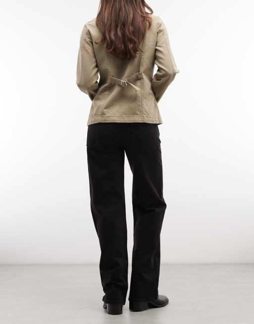 GAP 90's loose straight leg jeans in black, 2 of 5