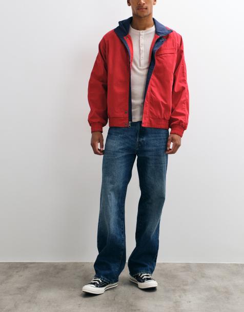 GAP 90's loose straight leg jeans in dark wash mid blue - view 1