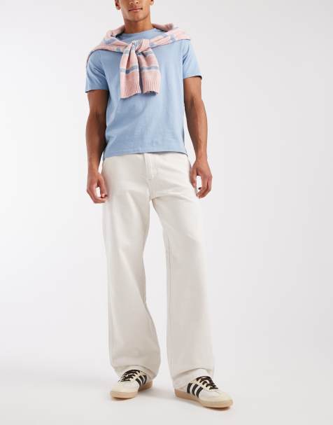 GAP 90s loose straight leg jeans in ecru - view 1