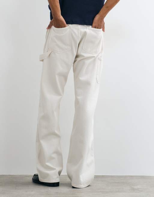 GAP 90s loose straight leg jeans in ecru, 5 of 5