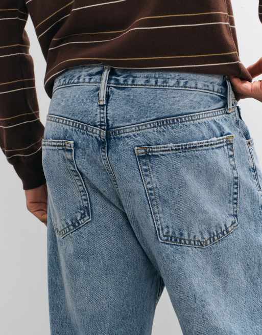 GAP 90's loose straight leg jeans in light wash blue, 5 of 5