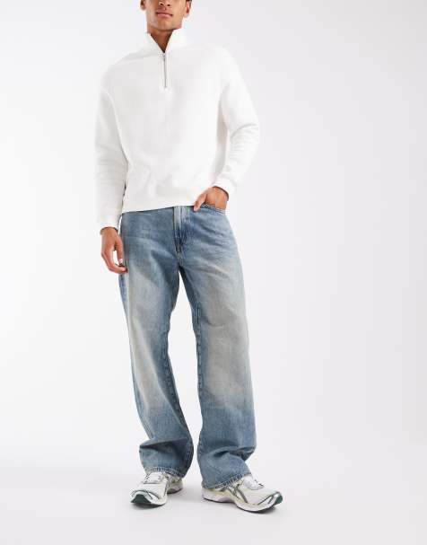 GAP 90s loose straight leg jeans in light wash - view 1