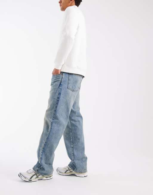 GAP 90s loose straight leg jeans in light wash, 2 of 5