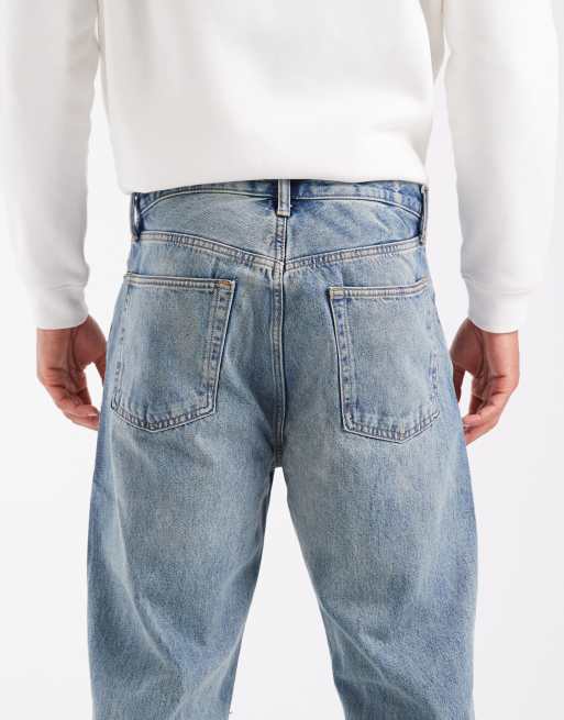 GAP 90s loose straight leg jeans in light wash, 5 of 5