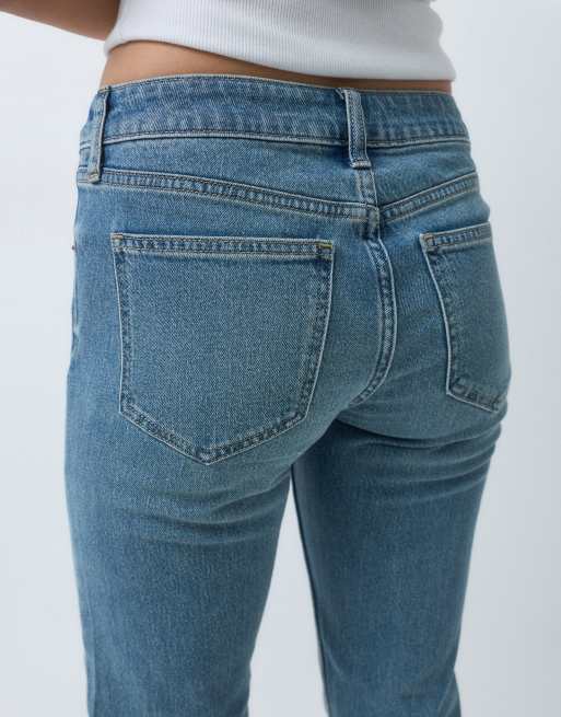 GAP 90's loose straight leg jeans in mid blue, 5 of 5