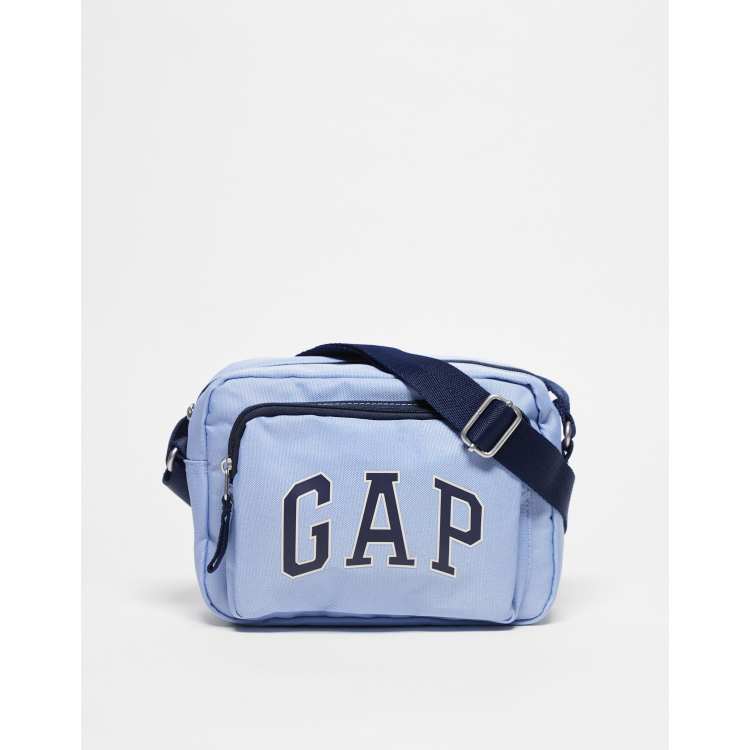 GAP Arizona cross body camera bag in light blue ASOS