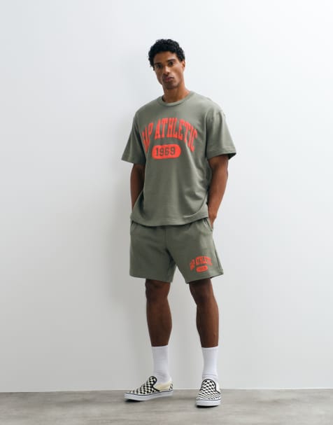 GAP athletic logo co-ord in khaki green. - view 1